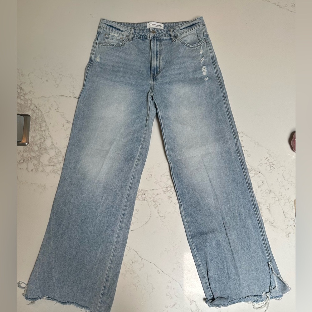 Flying Monkey Light Blue Vintage Straight Leg Jeans size 29 x 32